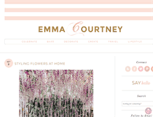 Tablet Screenshot of emma-courtney.com